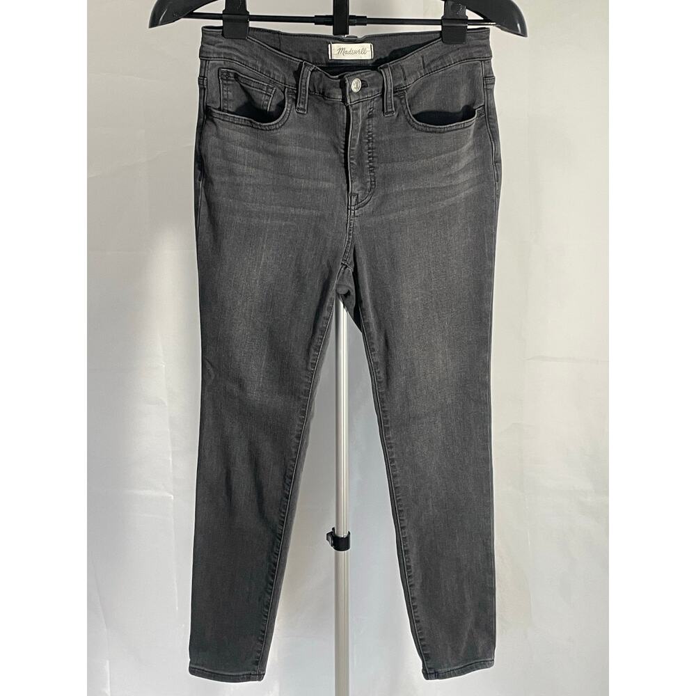 Madewell Roadtripper Supersoft Skinny High Rise Gray/Charcoal Wash 28P